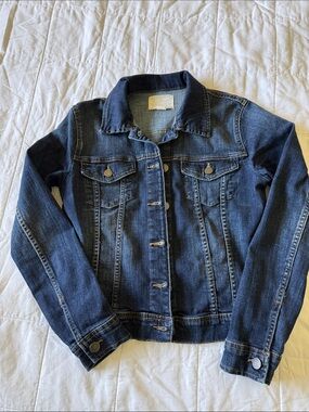 Dark wash denim jacket